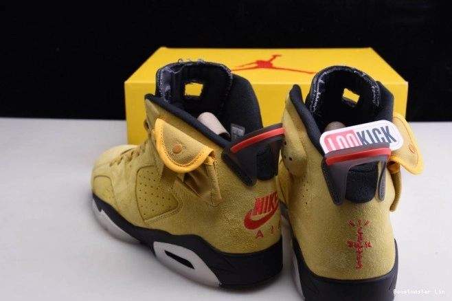 Boostmaster lin JORDAN X YELLOW AIR 6 CN1084-300 TRAVIS SCOTT 0819